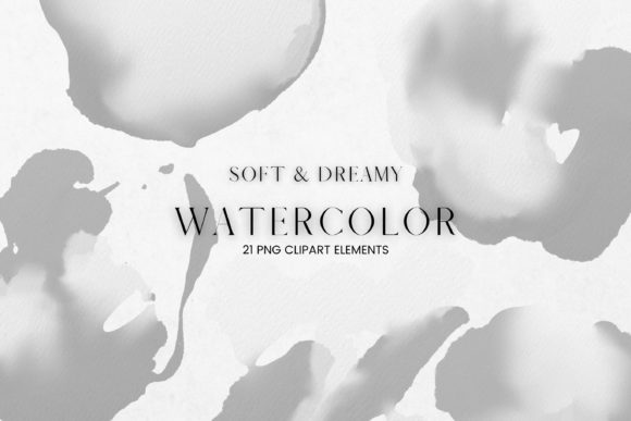 Download Grey and White Watercolour Clip Art - Watercolour clip art Collection