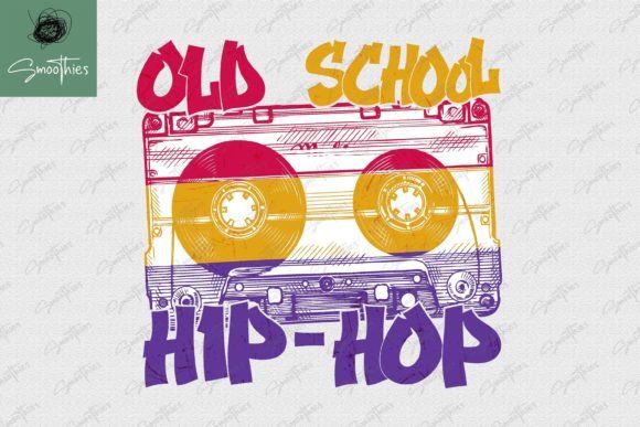 Download Old School Hip Hop 80s 90s Cassette PNG - Premium Resources