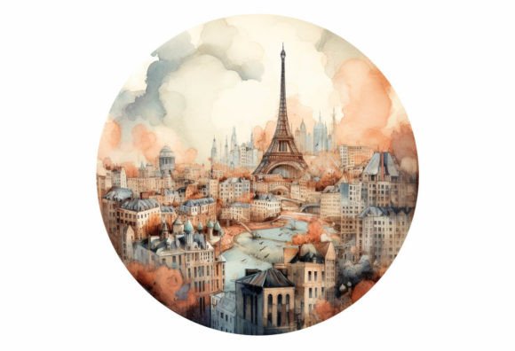 Download Paris Circular Painting - Paris Collection