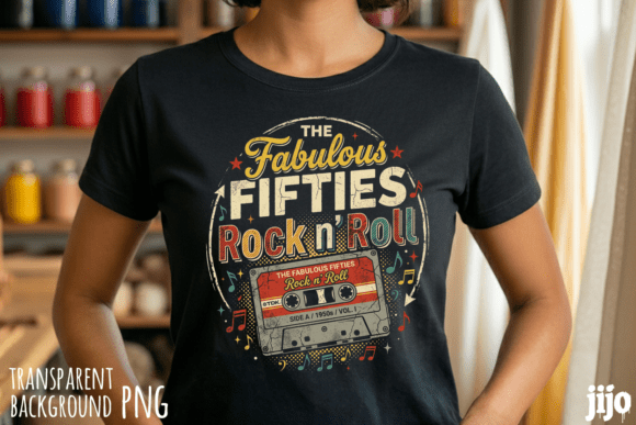 Download Fifties Rock Roll Cassette PNG - Premium Resources