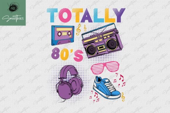 Download Totally 80s Party Turntable Cassette PNG - Premium Resources